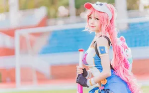 甜美性感运动系少女图片_2