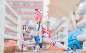 甜美性感运动系少女图片_3