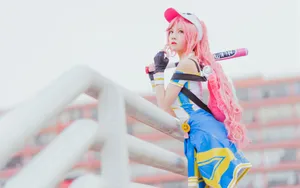 甜美性感运动系少女图片_8
