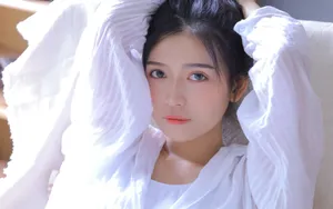 丸子头美女图片壁纸_4