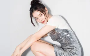袁姗姗性感亮片裙壁纸_3