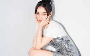 袁姗姗性感亮片裙壁纸_9