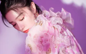 阚清子粉色粉嫩写真图片_6