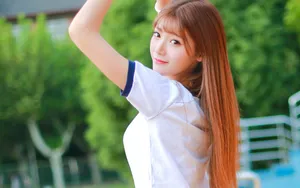 甜美萌妹活力写真图片_8