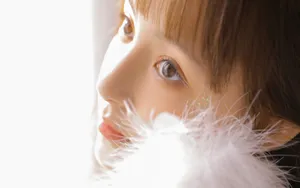白纱蕾丝美女写真壁纸第1张