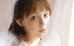 白纱蕾丝美女写真壁纸_9