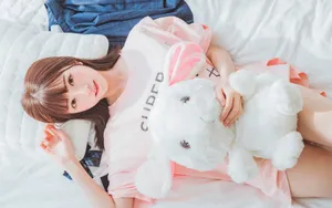 粉嫩性感萝莉美女图片_2