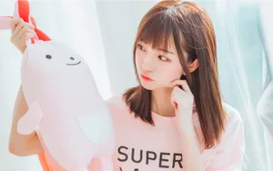 粉嫩性感萝莉美女图片_4