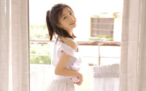 小清新美女写真壁纸