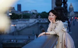 女明星陈数街拍图片