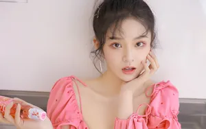 粉红少女性感图片