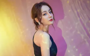 迪丽热巴优雅写真图片_4