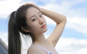 连体泳衣美女图片_7