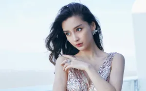 angelababy珠绣长裙图片壁纸_4