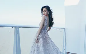 angelababy珠绣长裙图片壁纸_6
