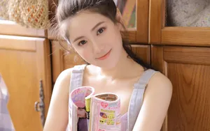 粉色美女性感图片壁纸_8