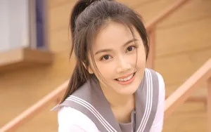 制服美女学生妹图片_7