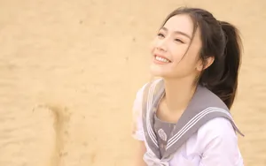 制服美女学生妹图片_9