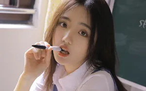 甜美美女学妹图片_2