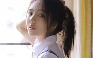 甜美美女学妹图片_4