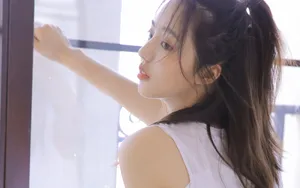甜美美女学妹图片_7
