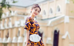 袁姗姗甜美桌面壁纸_5