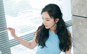 甜美杨幂写真图片_2