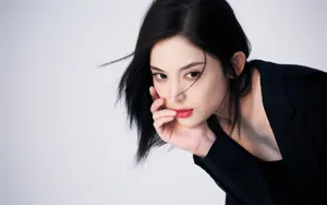 黑衣美女古力娜扎壁纸_6