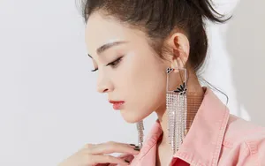 古力娜扎粉色写真壁纸图片_10