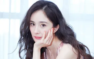 杨幂粉色礼服图片壁纸_4