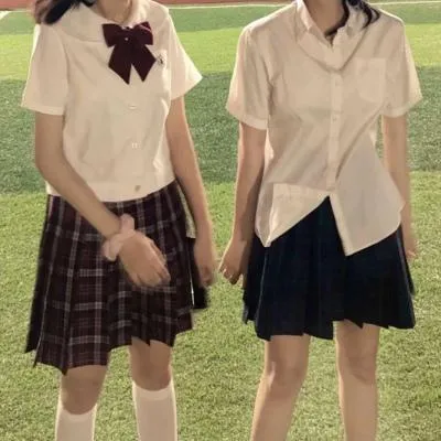 2021jk制服女生头像闺蜜两人一个人使用一张组对的第1张