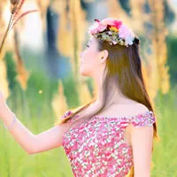 唯美清新美女头像第1张