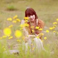 唯美清新个性鲜花与美女头像图片大全第1张