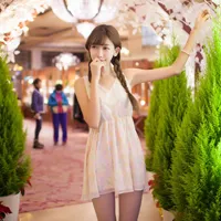 街拍美女模特陈潇QQ头像第1张