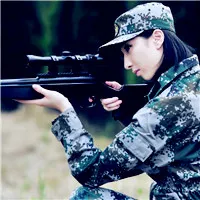 英姿飒爽的漂亮女兵头像第1张