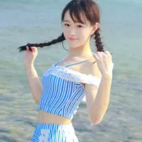 夏日海边少女美女头像图片第1张