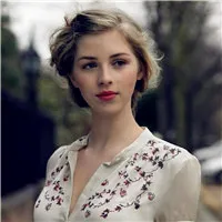 2018女生头像时尚潮流短发的美女第1张