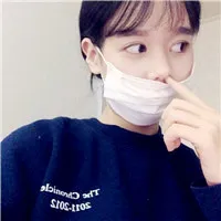 戴口罩女生头像近脸第1张