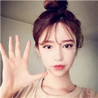 可爱丸子头侧脸头像第1张