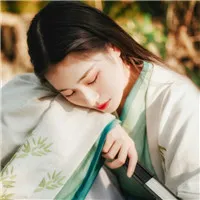 温馨汉服美女唯美头像第1张
