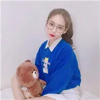 中国戴眼镜的美女头像第1张