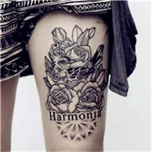 微信头像美女纹身头像第1张