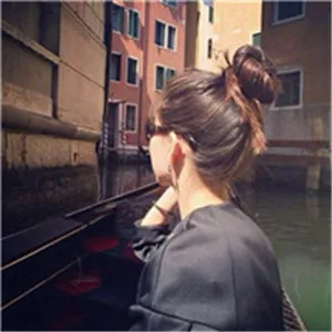 个性意境侧身美女头像第1张