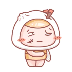 贱兮兮搞笑包子卡通动态头像第1张