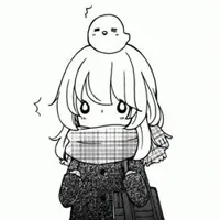 萌萌哒的卡通少女头像第1张