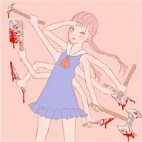 手绘头像女生简单第1张