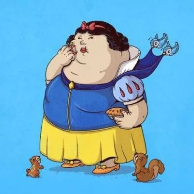 一组有创意胖胖的卡通可爱头像第1张