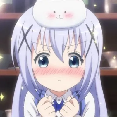 二次元卡通呆萌女生微信头像第1张