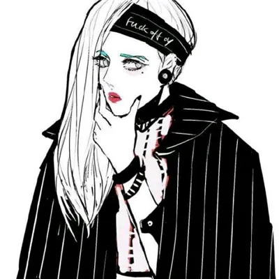 长发头像女生高冷卡通图片最新第1张