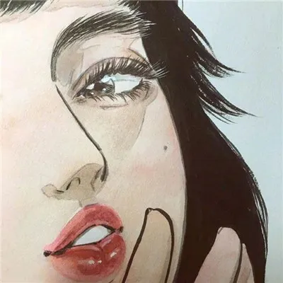 恐怖阴森诡异qq头像女生卡通第1张